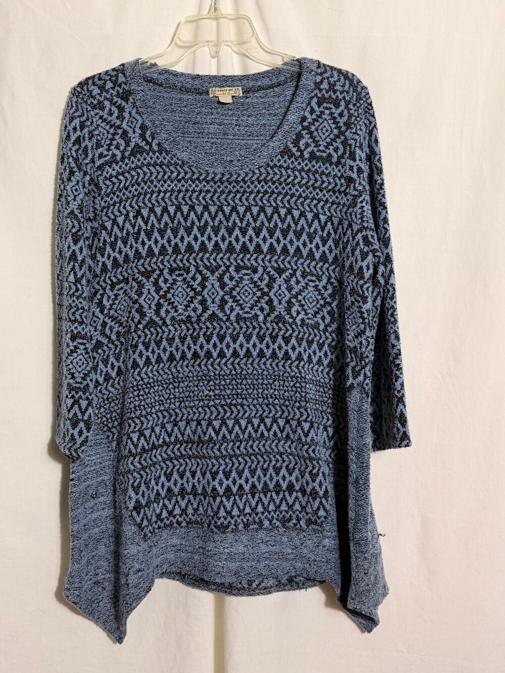 Energe World Wear Textured Knit Tunic Sweater – Size 1X